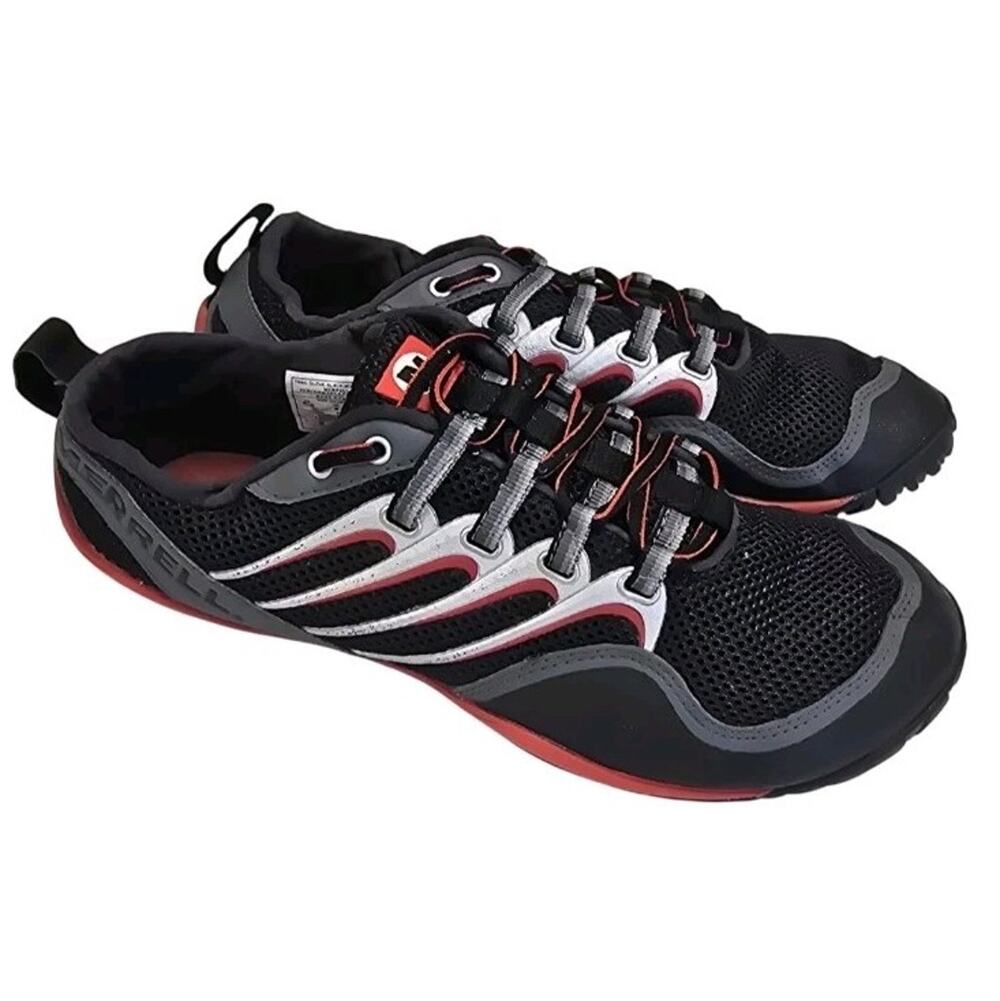 Merrell Trail Glove 1 Barefoot Shoes J85525 Black Molten Lava Mens 8.5 Vibram...